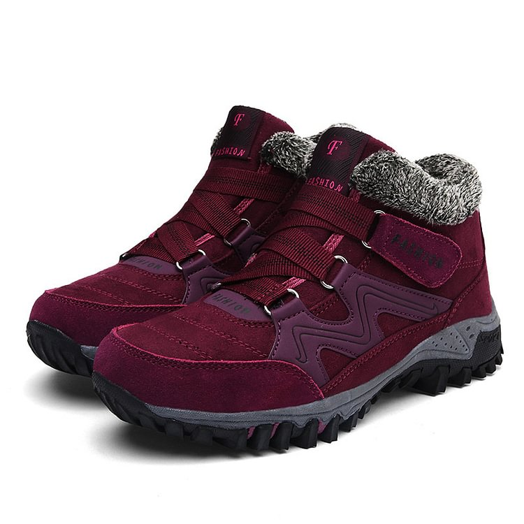 🥾 ¡50% DE DESCUENTO! ❄️ Botas de invierno cálidas para mujer – impermeables, suela con agarre y comodidad forrada 🧦