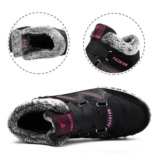 🥾 ¡50% DE DESCUENTO! ❄️ Botas de invierno cálidas para mujer – impermeables, suela con agarre y comodidad forrada 🧦