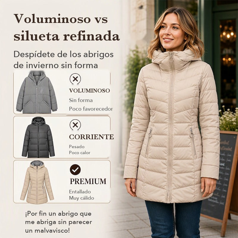👥 ¡Más de 80.000 compradores ya lo tienen! Abrigo de invierno con capucha y aislamiento para mujer