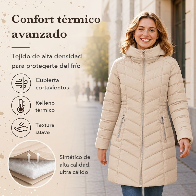 👥 ¡Más de 80.000 compradores ya lo tienen! Abrigo de invierno con capucha y aislamiento para mujer