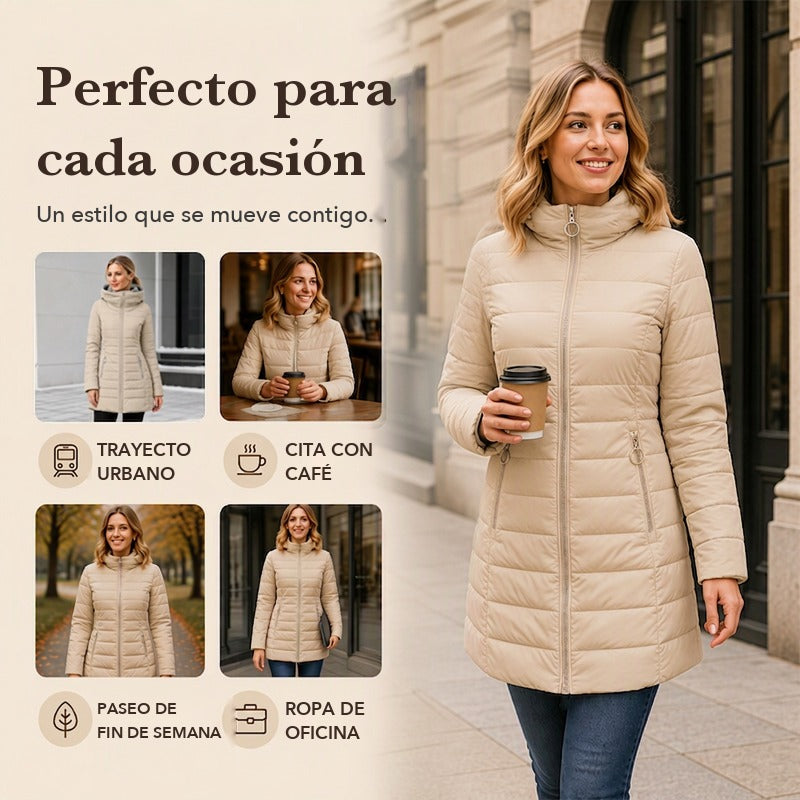 👥 ¡Más de 80.000 compradores ya lo tienen! Abrigo de invierno con capucha y aislamiento para mujer