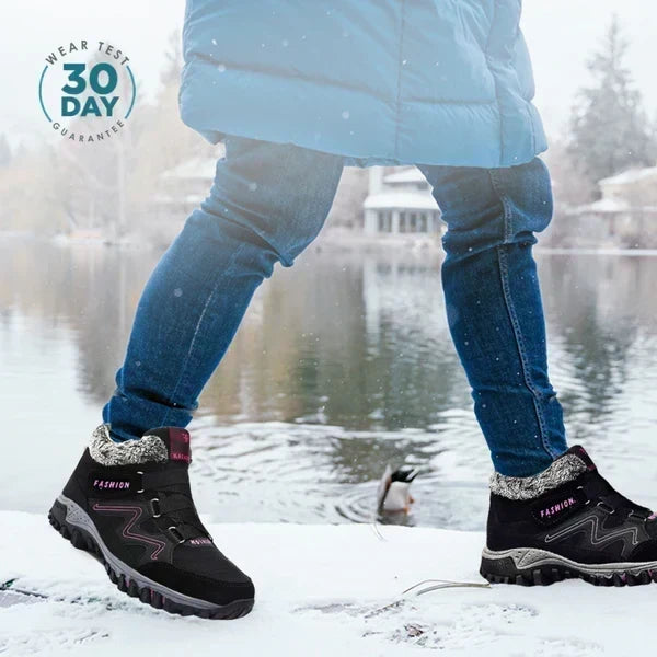 🥾 ¡50% DE DESCUENTO! ❄️ Botas de invierno cálidas para mujer – impermeables, suela con agarre y comodidad forrada 🧦