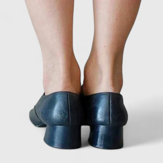 LÉA | ZAPATOS MERCEDITAS RETRO CON HEBILLA REDONDA