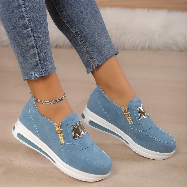 👍 Zapatillas ortopédicas con plataforma para mujer