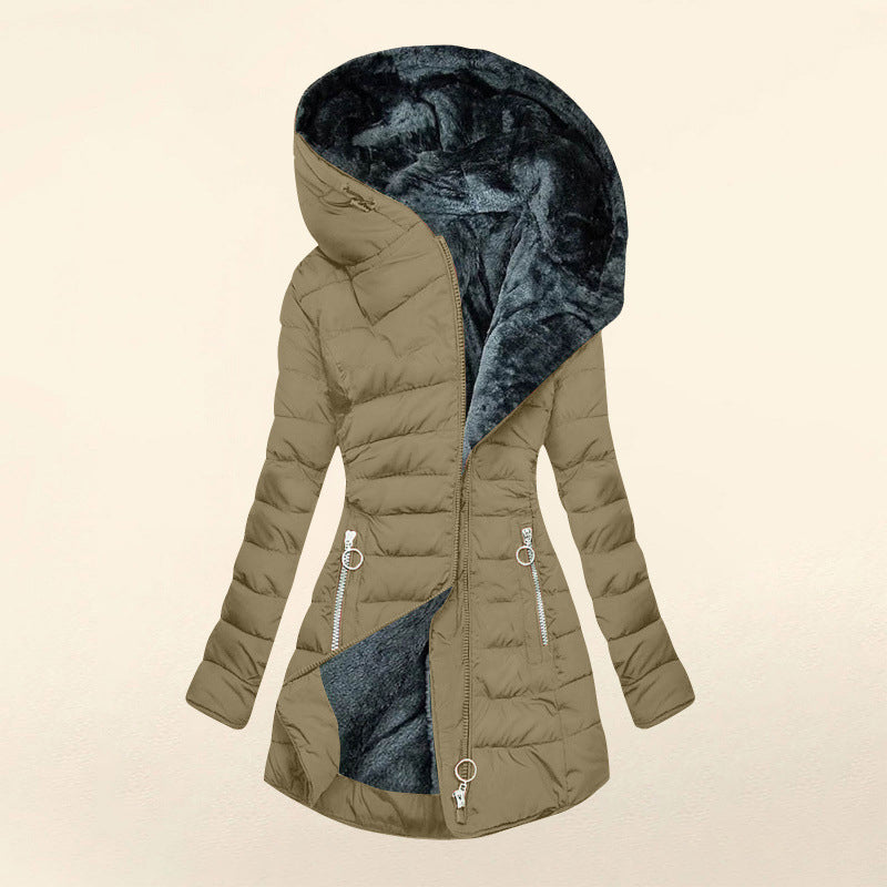 👥 ¡Más de 80.000 compradores ya lo tienen! Abrigo de invierno con capucha y aislamiento para mujer