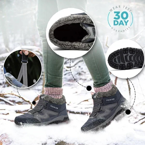 🥾 ¡50% DE DESCUENTO! ❄️ Botas de invierno cálidas para mujer – impermeables, suela con agarre y comodidad forrada 🧦