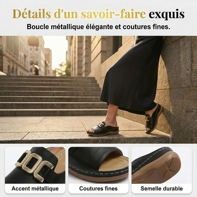 💞Máxima comodidad - Sandalias de cuña ortopédicas cómodas para mujer