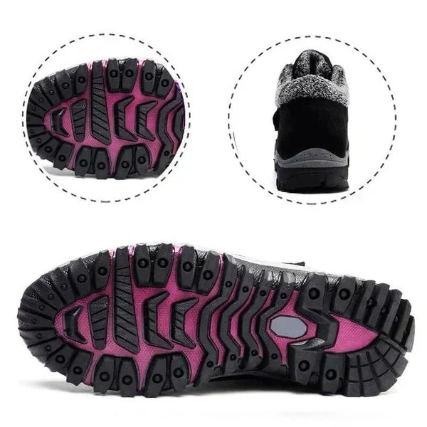 🥾 ¡50% DE DESCUENTO! ❄️ Botas de invierno cálidas para mujer – impermeables, suela con agarre y comodidad forrada 🧦
