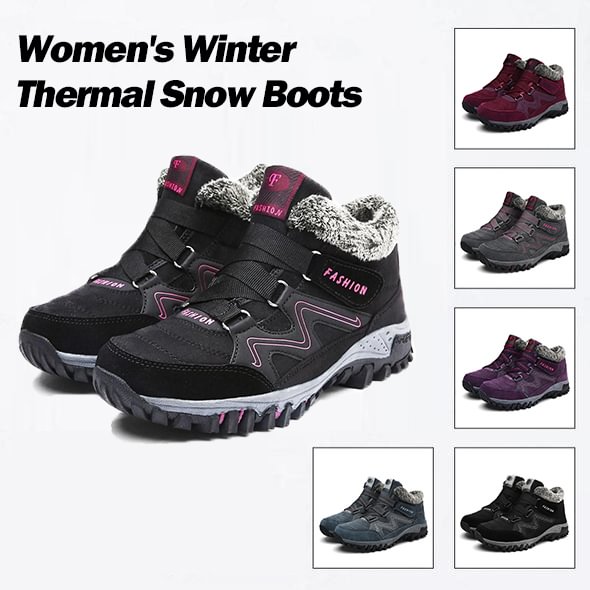🥾 ¡50% DE DESCUENTO! ❄️ Botas de invierno cálidas para mujer – impermeables, suela con agarre y comodidad forrada 🧦