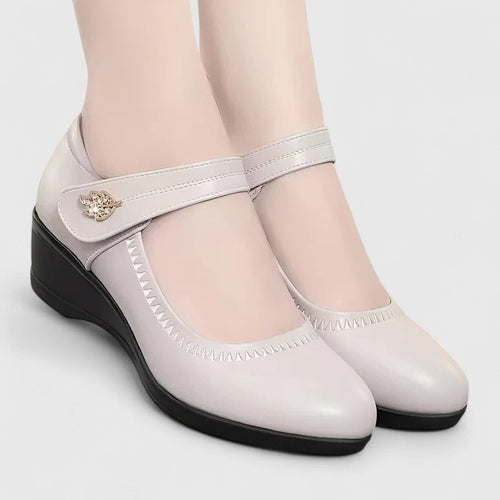 ÉLISE | ZAPATOS MERCEDITAS DE CUÑA CÓMODOS