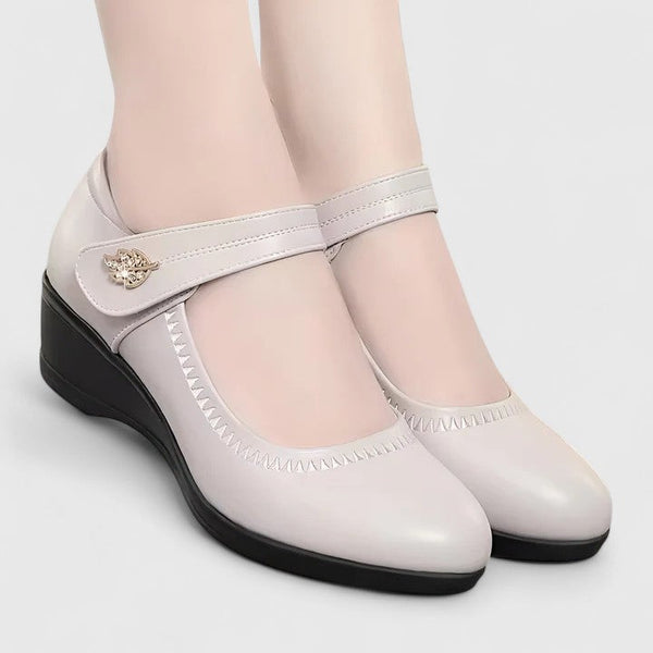 ÉLISE | ZAPATOS MERCEDITAS DE CUÑA CÓMODOS
