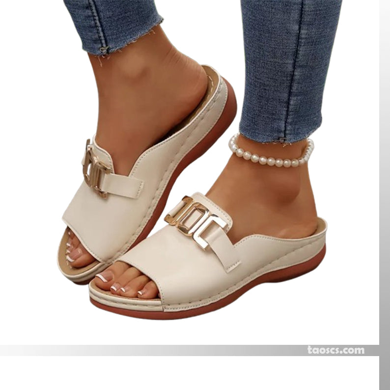 💞Máxima comodidad - Sandalias de cuña ortopédicas cómodas para mujer
