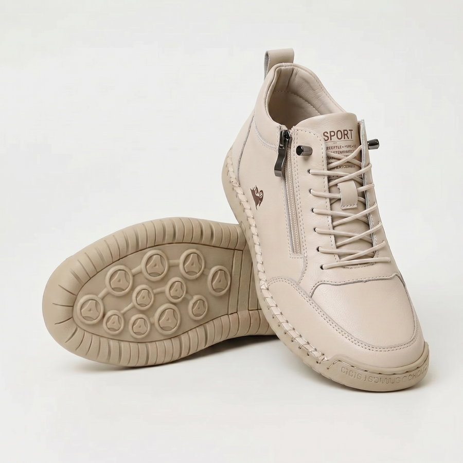 Mila — Sneakers cómodas y con soporte con cremallera