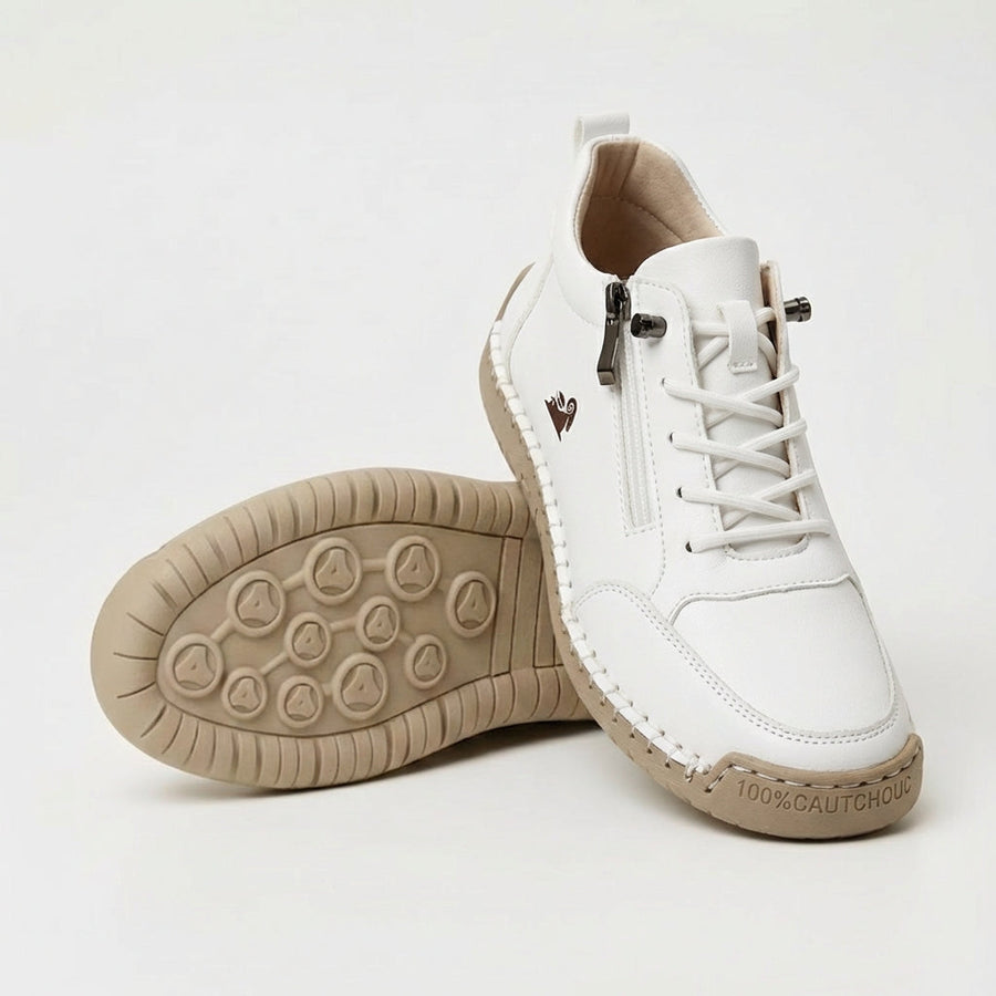 Mila — Sneakers cómodas y con soporte con cremallera