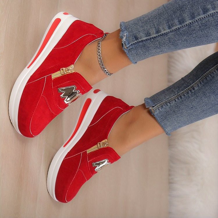 👍 Zapatillas ortopédicas con plataforma para mujer