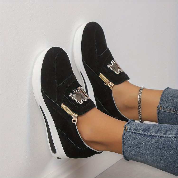 👍 Zapatillas ortopédicas con plataforma para mujer
