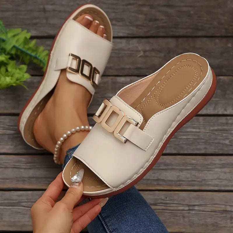 💞Máxima comodidad - Sandalias de cuña ortopédicas cómodas para mujer